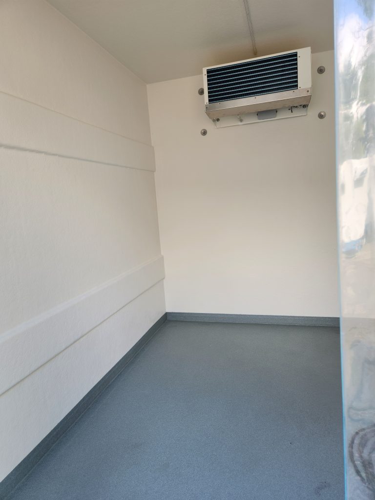 Inside view of Capital Coolers Rental Refrigerators.